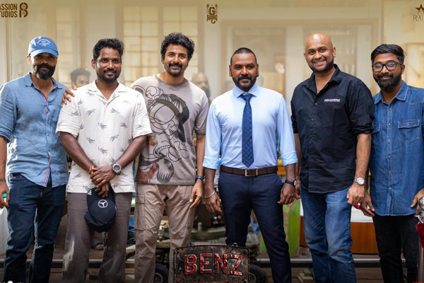 sivakarthikeyan visit lokesh kanagaraj benz movie shooting spot