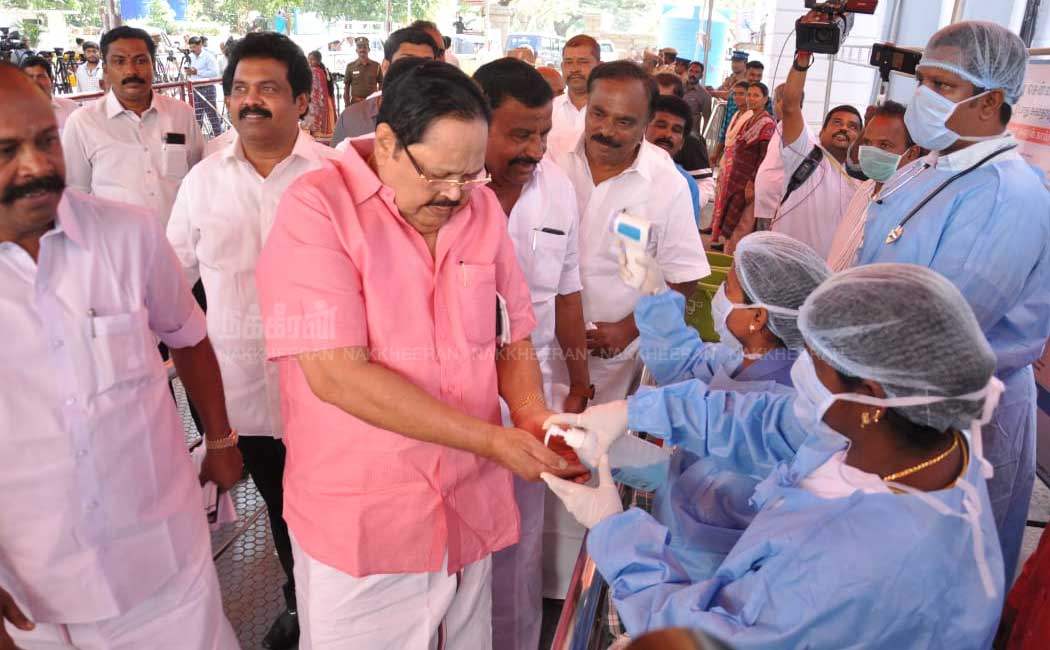 Corona safety arrangements at Tamilnadu assembly