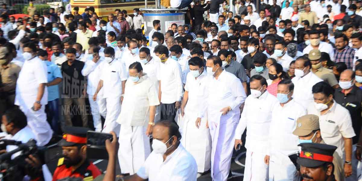 Peace rally on behalf of DMK on Anna Memorial Day (Pictures)