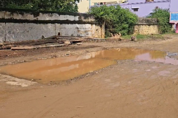 MLA angry with contractor because road works could not be done