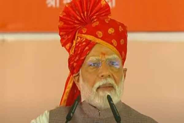 PM Modi's says Blood doesn't flow in veins, only vermilion flows