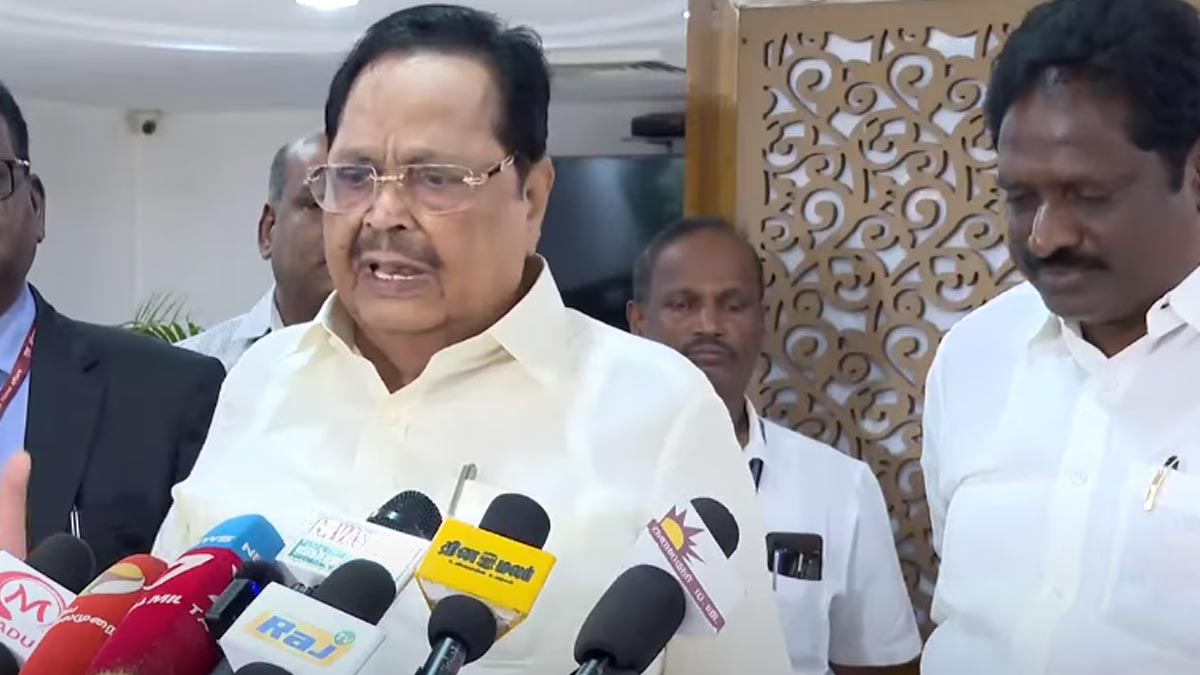 'If we are going to talk now, it will be finish' - Minister Duraimurugan interviewed