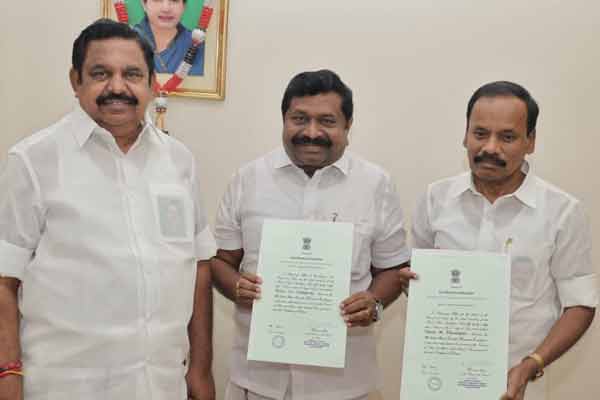 Congratulations to EPS for those elected to the Rajya Sabha on behalf of ADMK