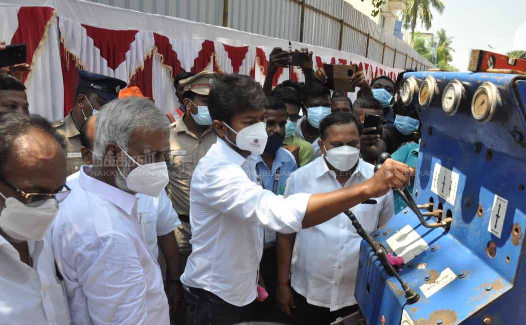 Tamil Nadu Slum Area Replacement Board; Groundbreaking Ceremony of the Apartment .. (Pictures)