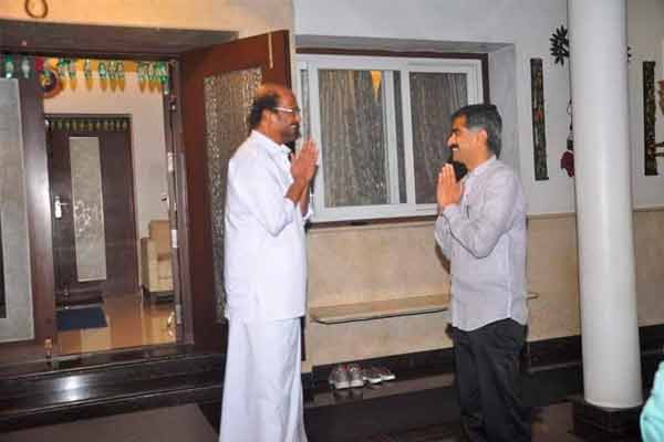 Durai Vaiko meets actor Rajinikanth