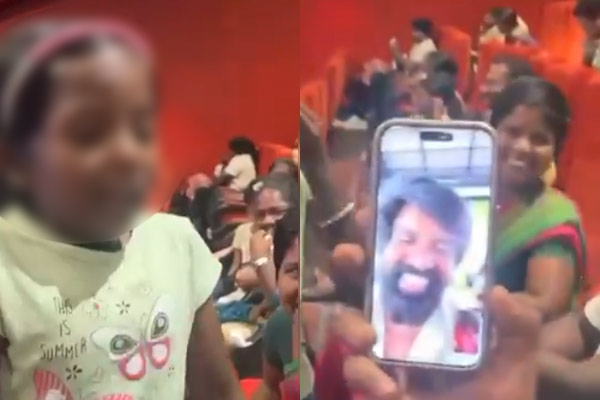 small girl crying after watching soori maaman movie