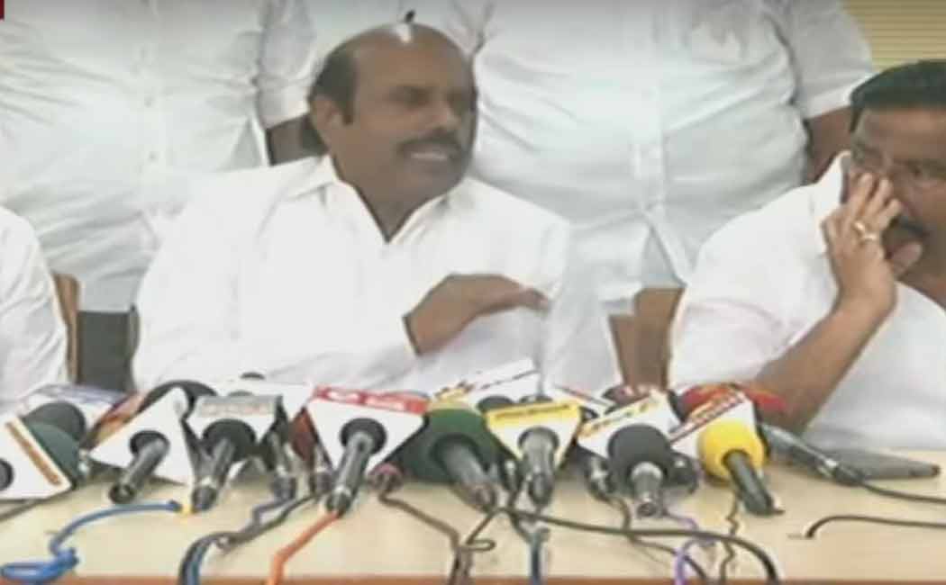 EV Velu replies to jayakumar question