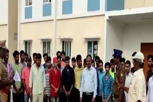karur police superintendent talks about north indian issue