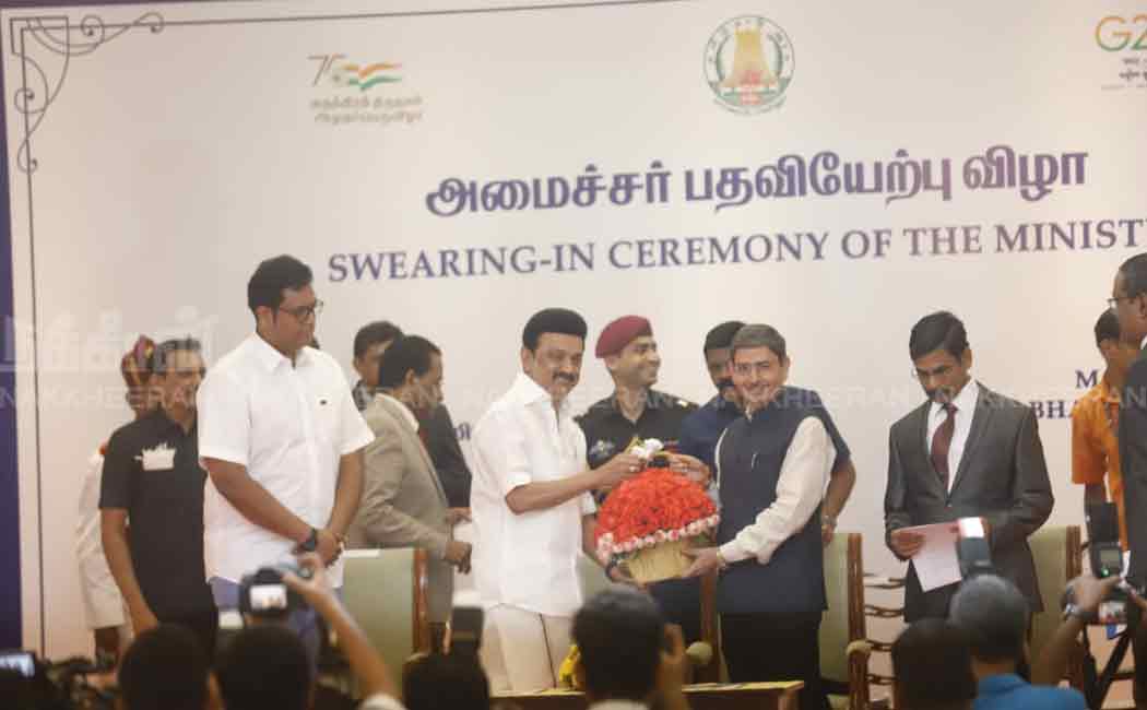 mla trb rajaa charge minister posting