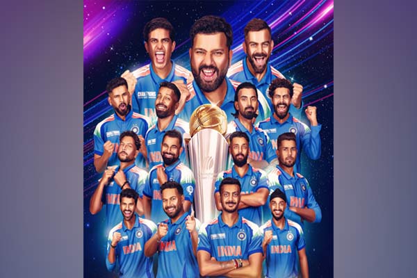 Indian team wins Champions Trophy Captains congratulate them