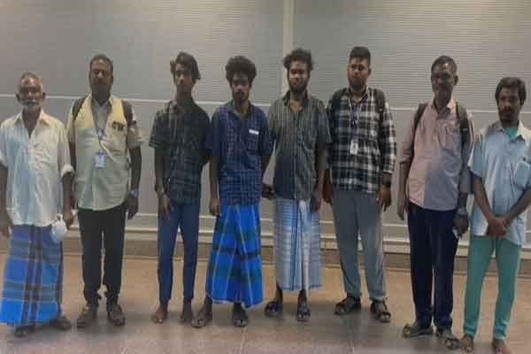 Tamil Nadu fishermen released from Sri Lankan jail