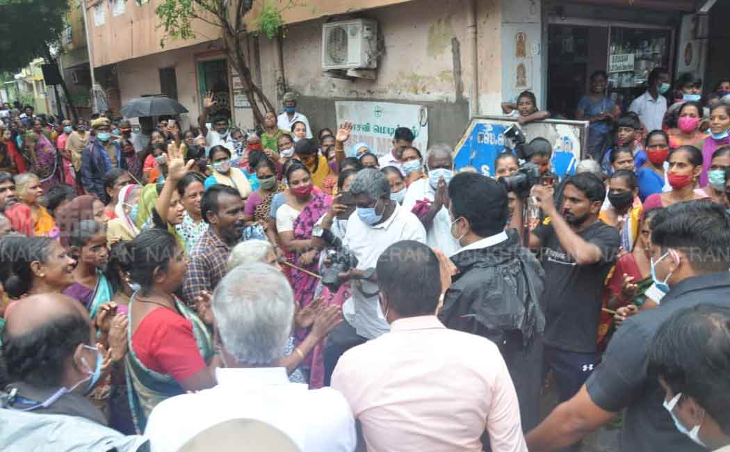 The Chief Minister who met the people directly and distributed relief items