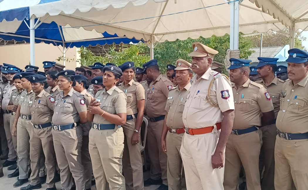 virudhunagar sp who gave simultaneous transfer to 902 constables