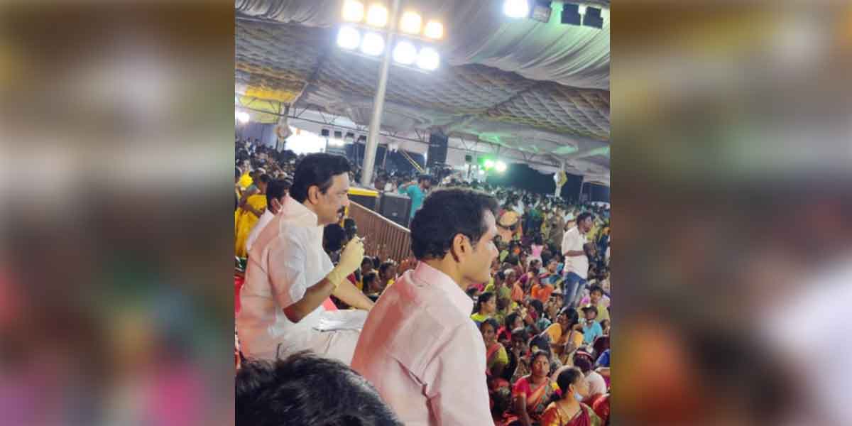 DMK stalin speech in karur