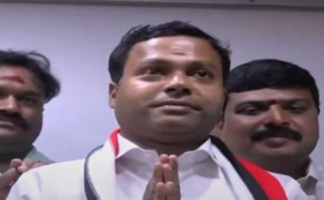After announcing the candidate, O. Panneerselvam met the media