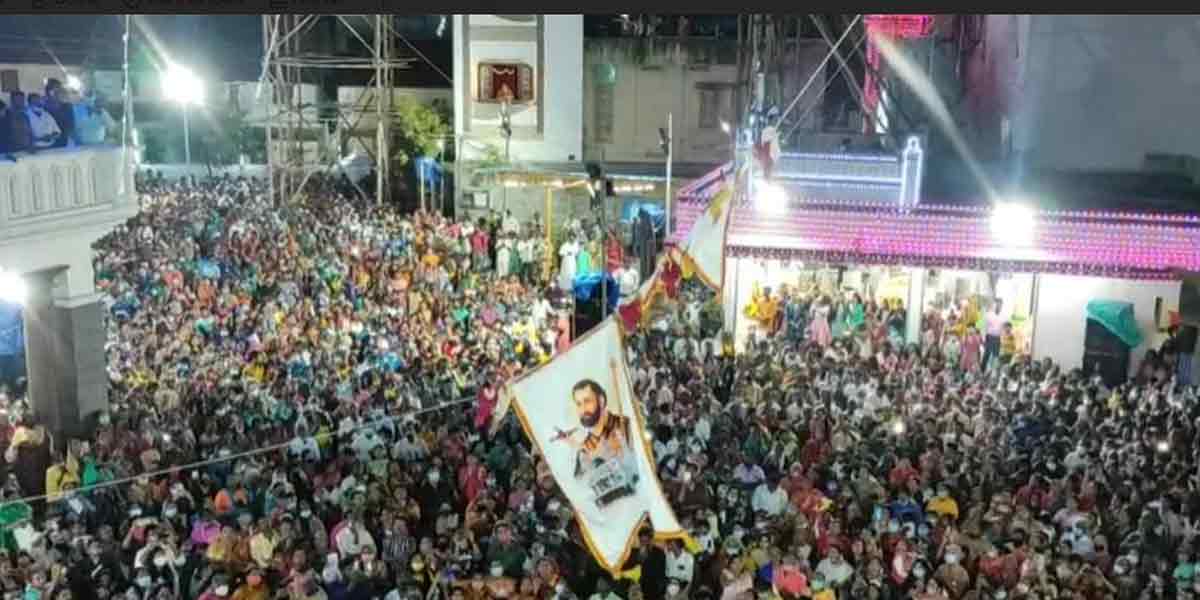 Start with the flag hoisting of the famous Savoy Cathedral Festival in Kumari!