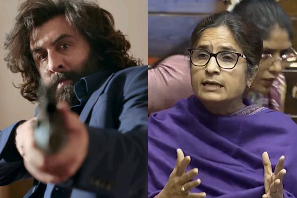 Congress MP ranjeet ranjan criticise ranbir kapoor animal movie