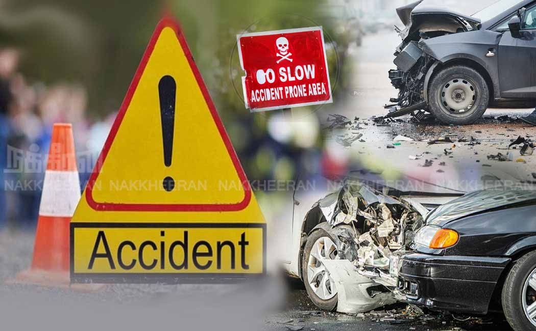 Car overturn incident Tragedy with 3 peoples
