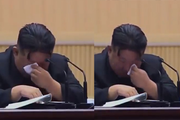 "Have more children" - North Korean leader cries in front of women
