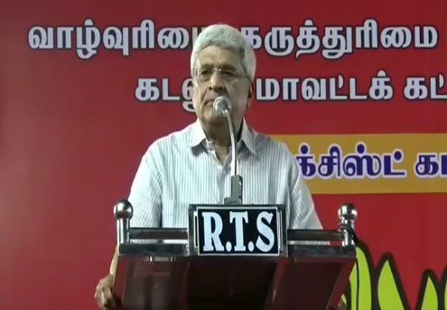 cuddalore Marxist Party unites against all parties in BJP - Prakash Karat speech