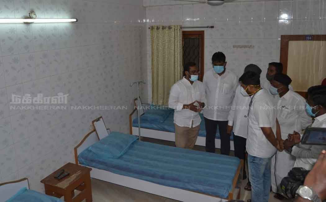 Corona Isolation Camp; Opened on behalf of the Popular Front in Chennai