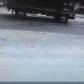  Schoolboy  after speeding on bike ... CCTV footage goes viral!