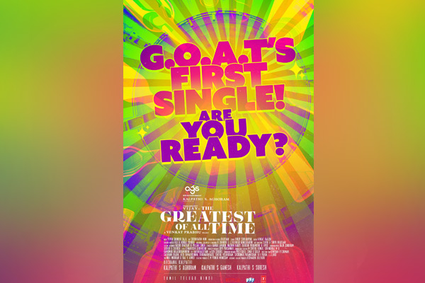 vijay venkat prabhu the goat movir first single update