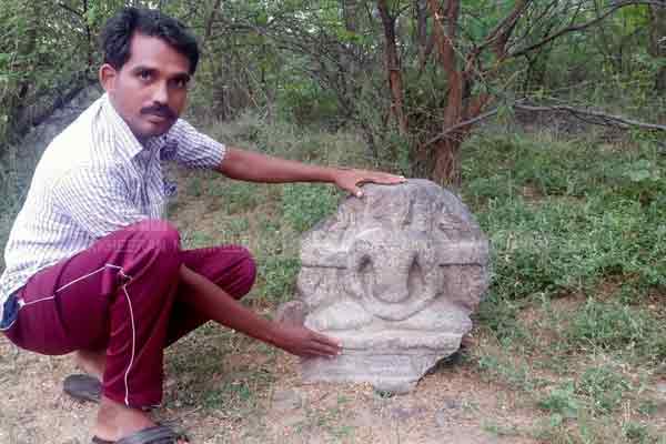 Discovery of the ancient Mahavira sculpture