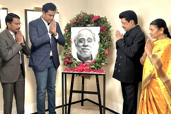 Anna Memorial Day to CM MK Stalin Respect In Spain