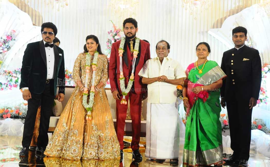 Divakaran family wedding reception photos