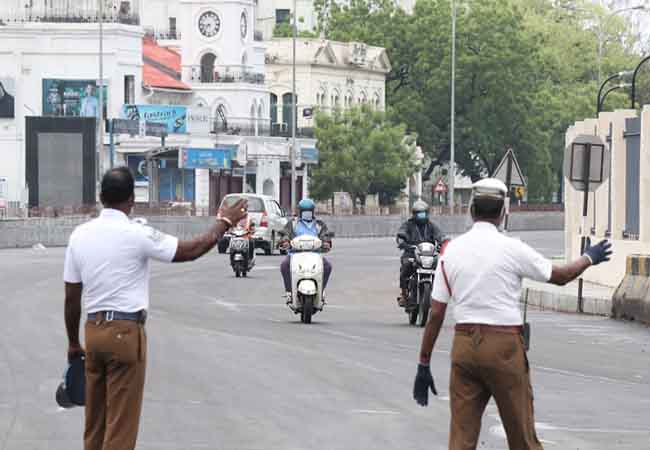 tamilnadu lockdown rs 3.64 crores police