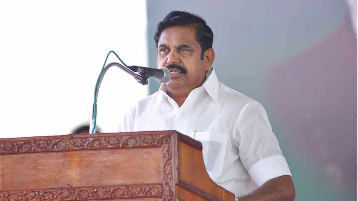 'DMK should avoid useless debate and take a good decision' - Edappadi Palaniswami insists