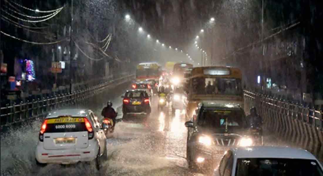 Showers in many place of Chennai