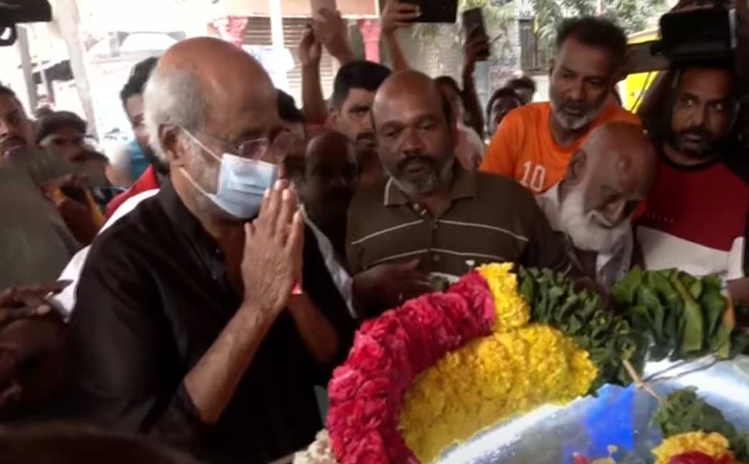 Rajini Tribute to Famous Stunt Master Judo Rath