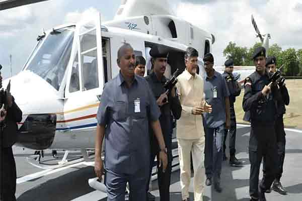 Chandrababu Naidu's helicopter misses its way, causing excitement