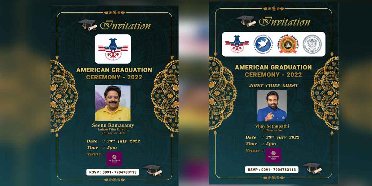 "This announcement makes me happy"- Director Seenu Ramasamy