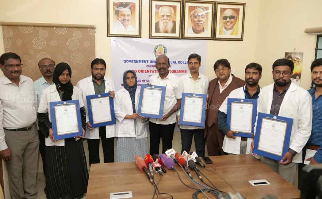 minister ma subramanian gives admission order for post graduate unani students
