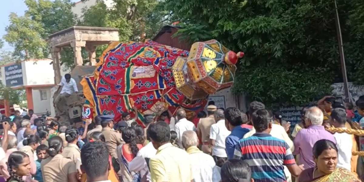 Chaparam tilting accident; One is injured