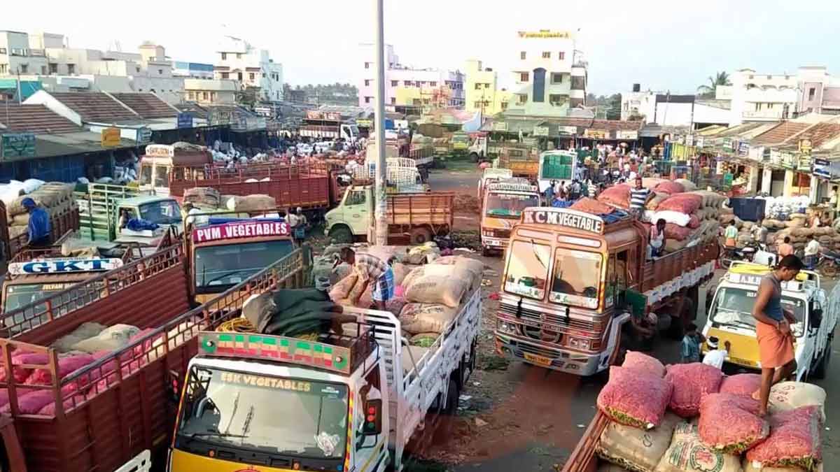 Cancel the celebration; Ottenchatram vegetable market in disappointment