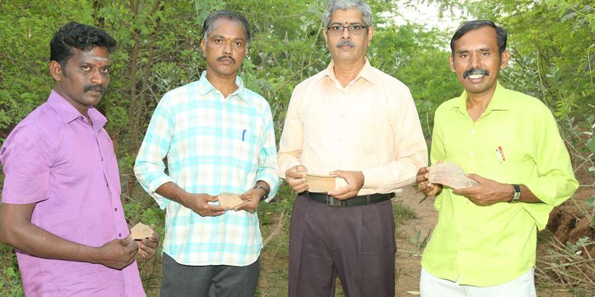 Discovery of Pottery Inscriptions at Pandyan Fort