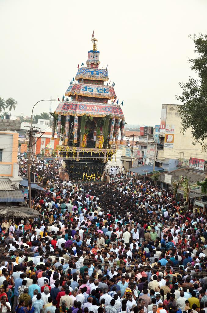Thaipoosam chariot festival in Chennimalai