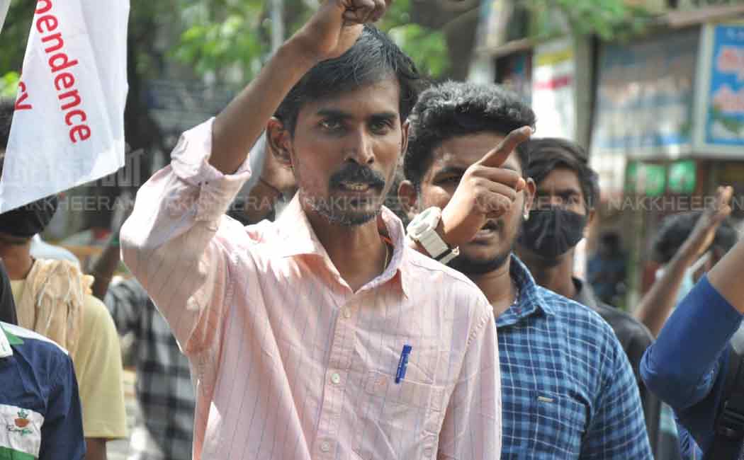 Indian Student Union struggle against exemption from NEET