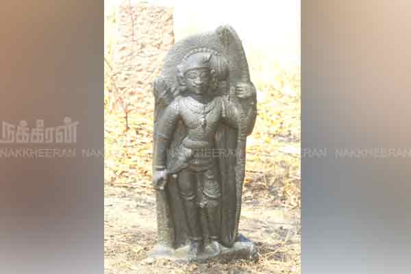 vijayanagara kingdom age bow warrior statue discovered in virudhunagar thirusuli area