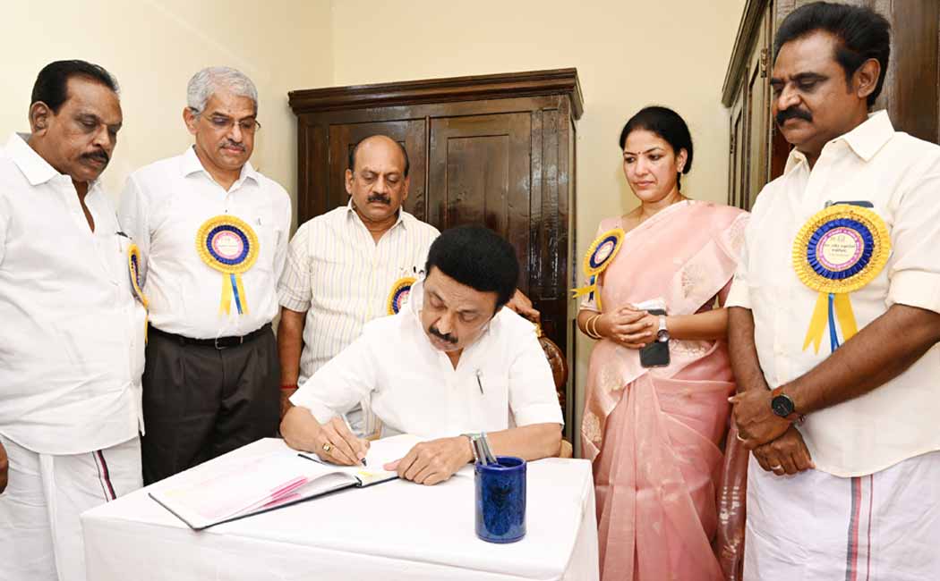 I am proud to start the women rights project in Kanchi soil CM MK Stalin