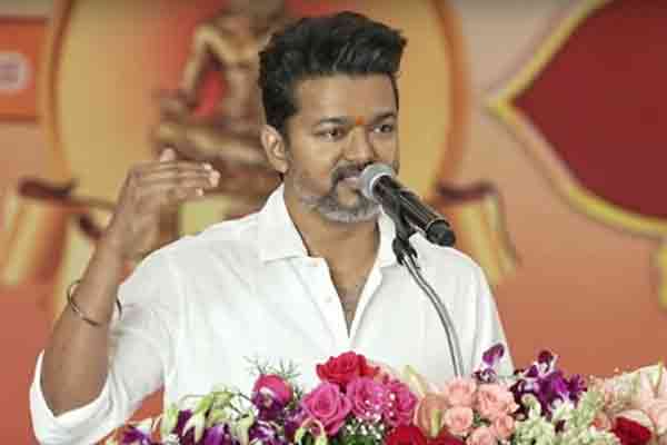 tamilaga vettri kazhagam leader Vijay Safe zone Politics