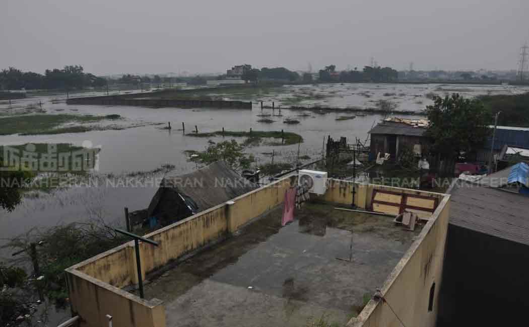 Rain water seeps into houses due to continuous heavy rain