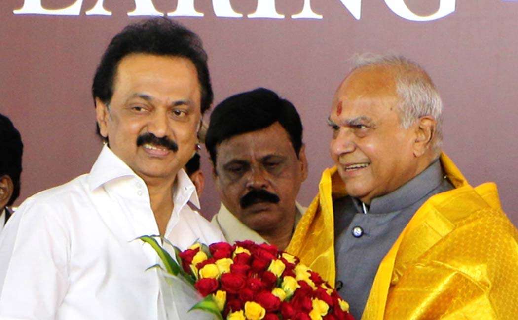 tamilnadu chief minister mkstalin meet governor at chennai