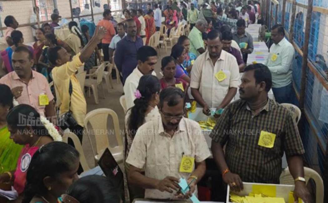 Local body election result- kalasappakam, polur union-count delay