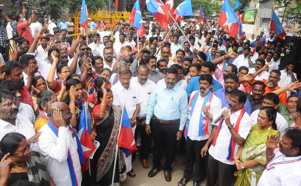 VCK protest against BJP government (Pictures)