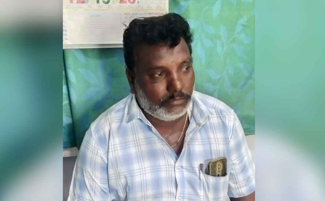 A government official caught